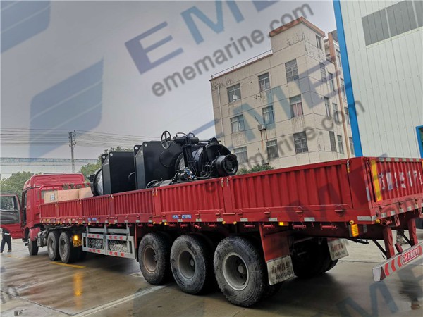 Two sets of 24T electric towing winch have been delivered to Myanmar.