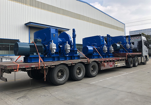 4 sets of 25T electric main hammarks and 2 sets of 25T electric benech winch shipped on time