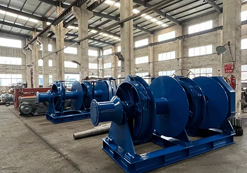 Shipped to Anhui Chizhou Xin'an shipyard fifth batch of goods: 70kn hydraulic winch