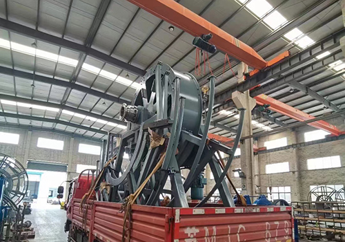 4 sets of 5-inch hose winch, ABS certificate, sent to China Merchants Heavy Industry Haimen Base!