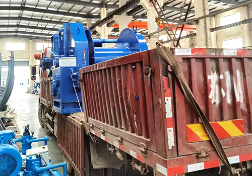 The 50T hydraulic positioning winch was successively sent to Longhe Shipyard!
