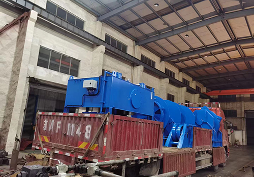 Two 58mm hydraulic anchor chain combination machines + two 125kn hydraulic winches were sent to Jingjiang!