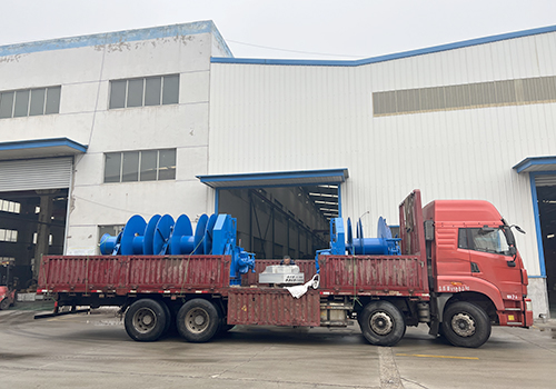 160kN hydraulic mooring winch to Kangping Shipyard