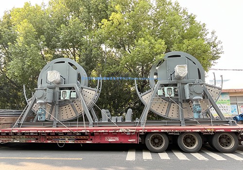 4 sets of 6-inch electric hose winches were shipped to China Merchants Heavy Industry Haimen Base!