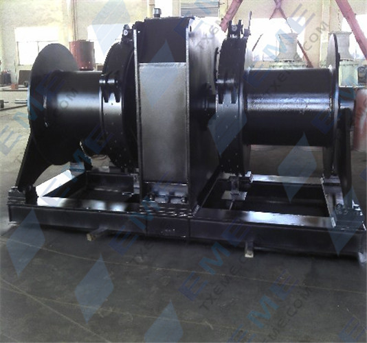 270KN electric explosion proof mooring winch