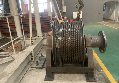 Wind turbine mechanical tension test cable car