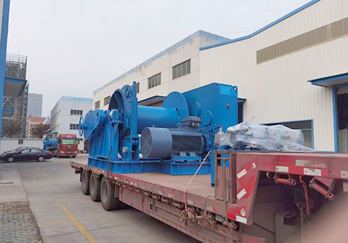 4 sets of 50T electric variable frequency winch to Yantai.jpg