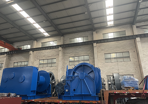 Two sets of 50T electric frequency conversion winches and fairleads.jpg