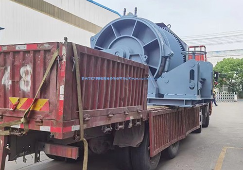 260kn electric frequency conversion anchor winch was sent to China Merchants Heavy Industry Haimen Base!.jpg