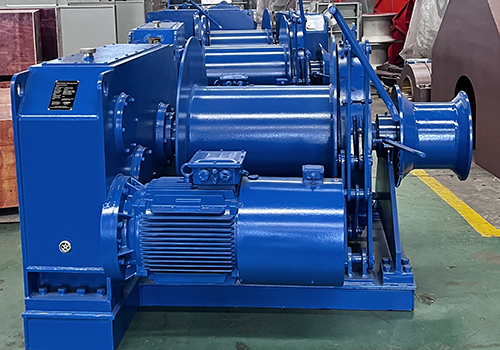 15T electric winch and distribution box controller shipped